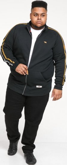 D555 MARSTON Zip Through Sweatshirt - φούτερ/Φούτερ με κουκούλα - φούτερ/Φούτερ με κουκούλα ανδρικά μεγάλα μεγέθη 