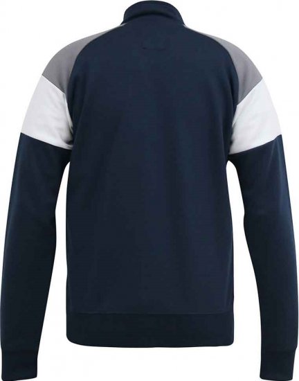 D555 JEFFREY Couture Zip Through Sweatshirt Navy - φούτερ/Φούτερ με κουκούλα - φούτερ/Φούτερ με κουκούλα ανδρικά μεγάλα μεγέθη 