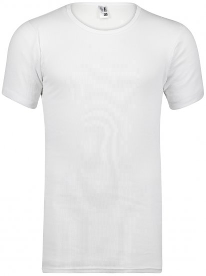 Adamo Prestige Double Ribbed Under-T-shirt White - Εσώρουχα/Μαγιό - Aνδρικά Εσώρουχα μεγάλα μεγέθη