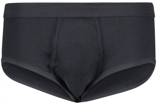 Adamo Royal Ribbed Briefs Black - Εσώρουχα/Μαγιό - Aνδρικά Εσώρουχα μεγάλα μεγέθη