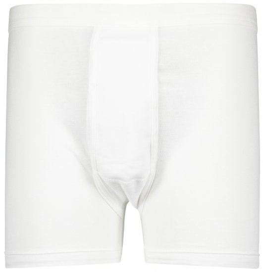 Adamo Royal Fine Ribbed Boxer shorts White - Εσώρουχα/Μαγιό - Aνδρικά Εσώρουχα μεγάλα μεγέθη