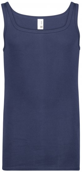 Adamo Royal Fine Ribbed Undershirt Navy - Εσώρουχα/Μαγιό - Aνδρικά Εσώρουχα μεγάλα μεγέθη