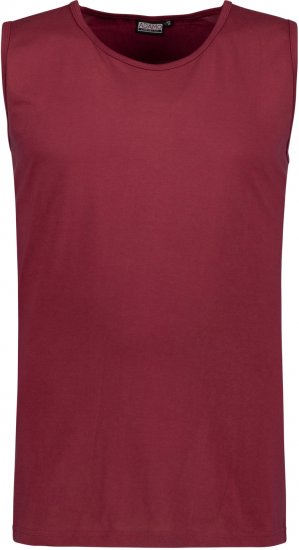Adamo Rod Comfort Fit Tank Top Wine - Μακό μπλουζάκια - Aνδρικά μπλουζεσ μεγάλα μεγέθη