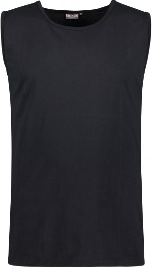 Adamo Rod Comfort Fit Tank Top Black - Μακό μπλουζάκια - Aνδρικά μπλουζεσ μεγάλα μεγέθη