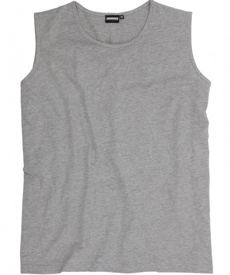 Adamo Rod Comfort Fit Tank Top Grey - Μακό μπλουζάκια - Aνδρικά μπλουζεσ μεγάλα μεγέθη
