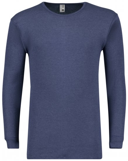 Adamo Jeans Long sleeve Under-T-shirt Navy - Εσώρουχα/Μαγιό - Aνδρικά Εσώρουχα μεγάλα μεγέθη
