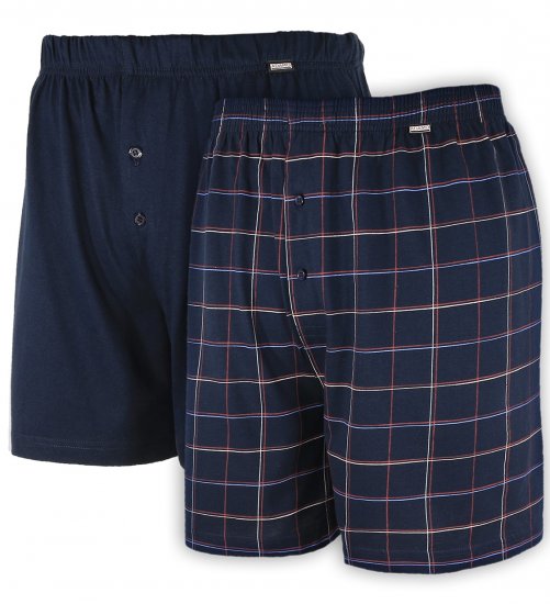 Adamo Daniel Boxershorts Navy 2-pack - Εσώρουχα/Μαγιό - Aνδρικά Εσώρουχα μεγάλα μεγέθη