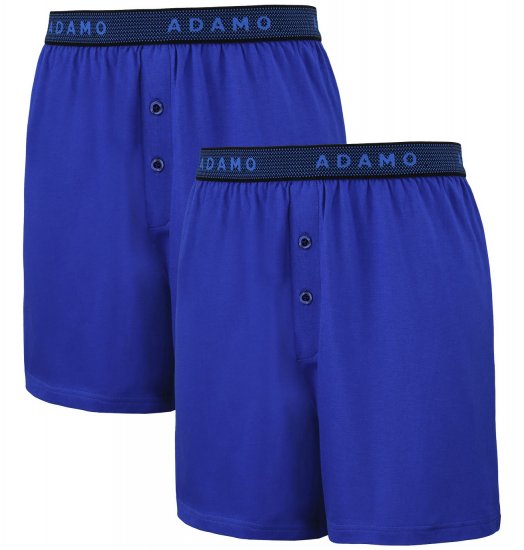 Adamo Jonas Boxershorts Royal Blue 2-pack - Εσώρουχα/Μαγιό - Aνδρικά Εσώρουχα μεγάλα μεγέθη