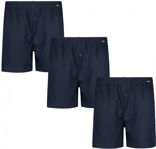 Adamo James Boxershorts 3-pack Navy - Εσώρουχα/Μαγιό - Aνδρικά Εσώρουχα μεγάλα μεγέθη