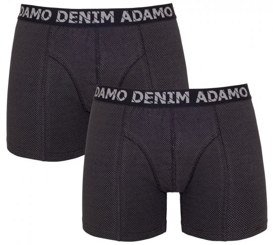Adamo Julian Maxi Boxers Black 2-pack - Εσώρουχα/Μαγιό - Aνδρικά Εσώρουχα μεγάλα μεγέθη