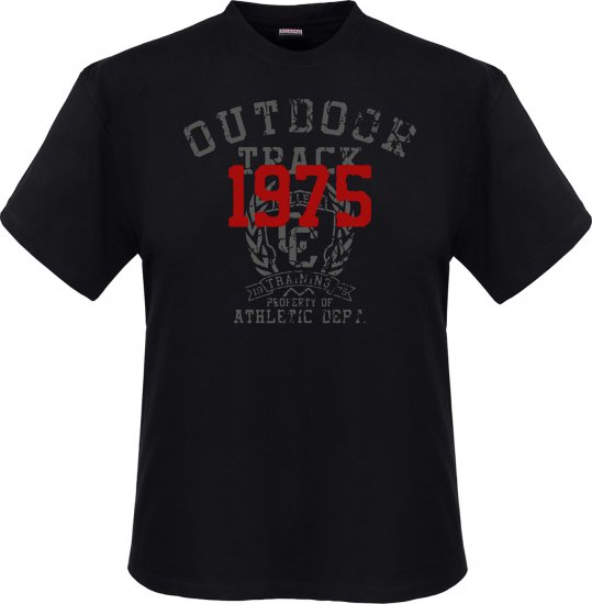 Adamo Outdoor track Comfort fit T-shirt Black - Μακό μπλουζάκια - Aνδρικά μπλουζεσ μεγάλα μεγέθη