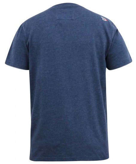 D555 ALFRED 2-Pack Brand Carrier Printed Crew Neck T-Shirts - Μακό μπλουζάκια - Aνδρικά μπλουζεσ μεγάλα μεγέθη