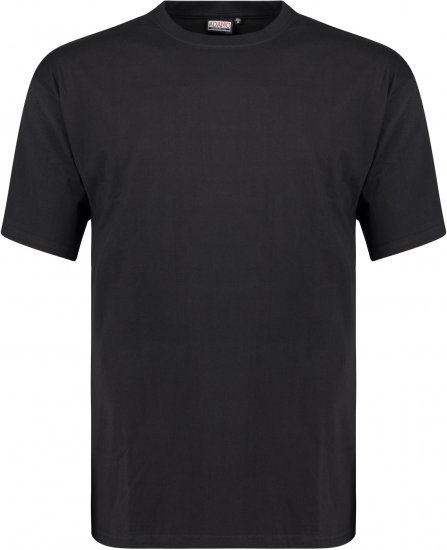 Adamo Bud Regular fit Heavy weight T-shirt Black - Μακό μπλουζάκια - Aνδρικά μπλουζεσ μεγάλα μεγέθη