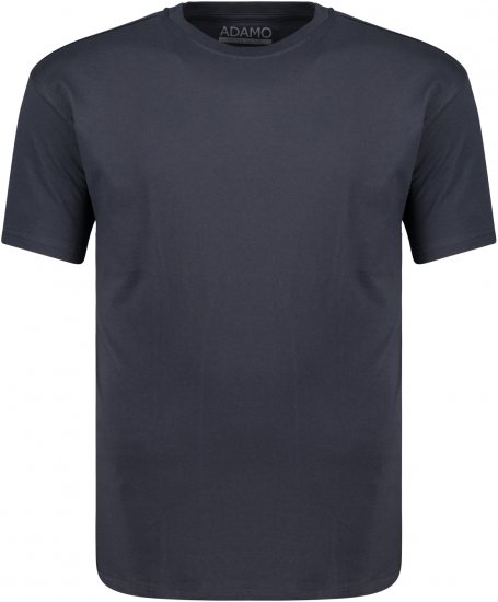Adamo Kevin Regular fit T-shirt Navy - Μακό μπλουζάκια - Aνδρικά μπλουζεσ μεγάλα μεγέθη