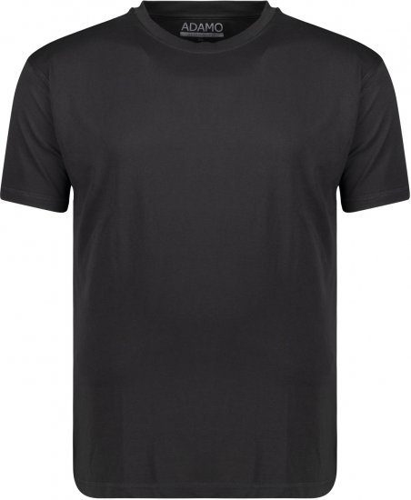 Adamo Kevin Regular fit T-shirt Black - Μακό μπλουζάκια - Aνδρικά μπλουζεσ μεγάλα μεγέθη