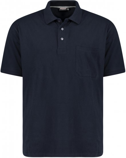 Adamo Klaas Regular fit Polo Shirt with Pocket Navy - Πόλο μπλουζάκια - Aνδρικά μπλουζακια πολο μεγάλα μεγέθη