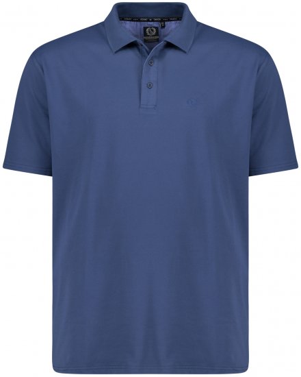 Adamo Picco Technical Sports Polo Denim Blue - Αθλητικά ρούχα & Outdoor - Aθλητικα ρούχα μεγάλα μεγέθη ανδρικά