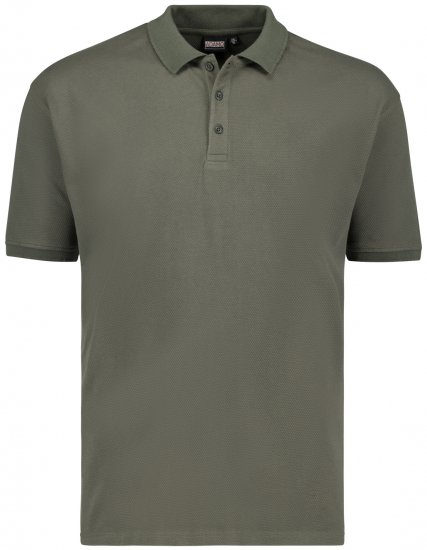 Adamo Stephan Waffelpique Poloshirt Olive Green - Πόλο μπλουζάκια - Aνδρικά μπλουζακια πολο μεγάλα μεγέθη