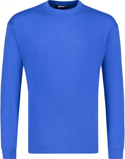 Adamo Floyd Comfort fit Long sleeve T-shirt Royal Blue - Μακό μπλουζάκια - Aνδρικά μπλουζεσ μεγάλα μεγέθη