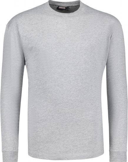Adamo Floyd Comfort fit Long sleeve T-shirt Grey - Μακό μπλουζάκια - Aνδρικά μπλουζεσ μεγάλα μεγέθη