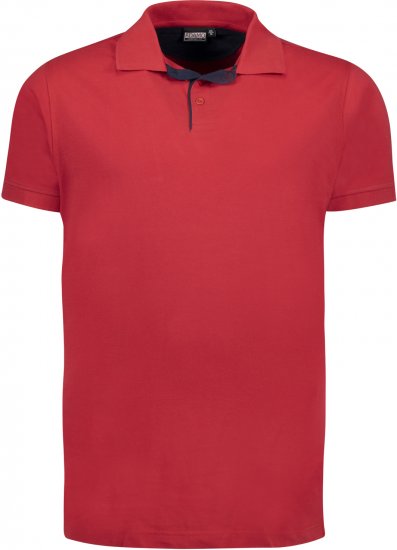 Adamo Pablo Comfort fit Polo Shirt Red - Πόλο μπλουζάκια - Aνδρικά μπλουζακια πολο μεγάλα μεγέθη