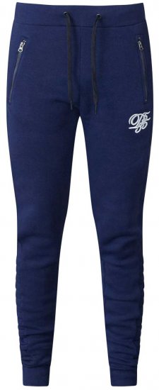 D555 Javier Fashion Sweatpants Navy - Αθλητικές φόρμες/σορτσάκια - Αθλητικές Φόρμες ανδρικεσ μεγάλα μεγέθη
