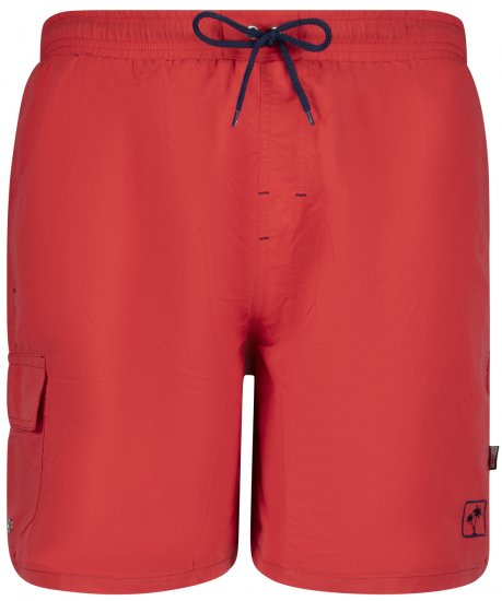 Adamo Kuba Cargo Swimshorts Red - Εσώρουχα/Μαγιό - Aνδρικά Εσώρουχα μεγάλα μεγέθη