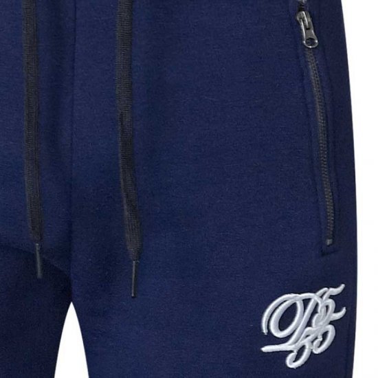 D555 Javier Fashion Sweatpants Navy - Αθλητικές φόρμες/σορτσάκια - Αθλητικές Φόρμες ανδρικεσ μεγάλα μεγέθη