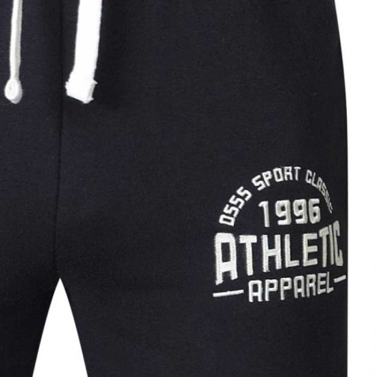 D555 Tony Sweatpants Black - Αθλητικές φόρμες/σορτσάκια - Αθλητικές Φόρμες ανδρικεσ μεγάλα μεγέθη