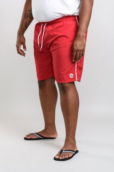 D555 Yarrow Swimshorts Red - Εσώρουχα/Μαγιό - Aνδρικά Εσώρουχα μεγάλα μεγέθη