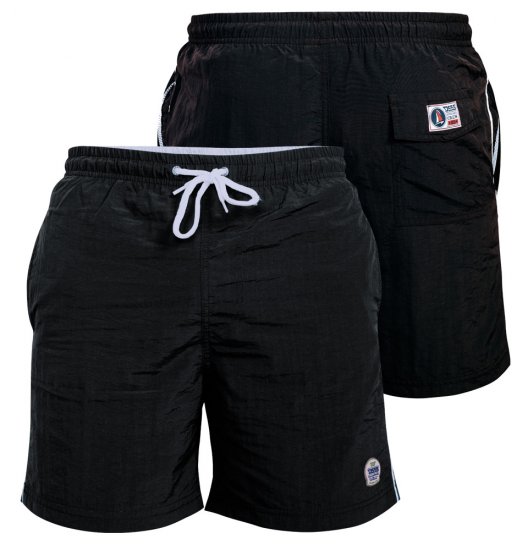 D555 Yarrow Swimshorts Black - Εσώρουχα/Μαγιό - Aνδρικά Εσώρουχα μεγάλα μεγέθη