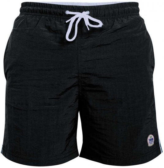 D555 Yarrow Swimshorts Black - Εσώρουχα/Μαγιό - Aνδρικά Εσώρουχα μεγάλα μεγέθη