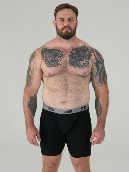 Duke Driver Boxershorts Black, Grey, Navy 3-Pack - Εσώρουχα/Μαγιό - Aνδρικά Εσώρουχα μεγάλα μεγέθη