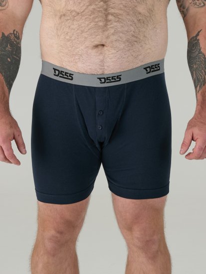 Duke Driver Boxershorts Black, Grey, Navy 3-Pack - Εσώρουχα/Μαγιό - Aνδρικά Εσώρουχα μεγάλα μεγέθη