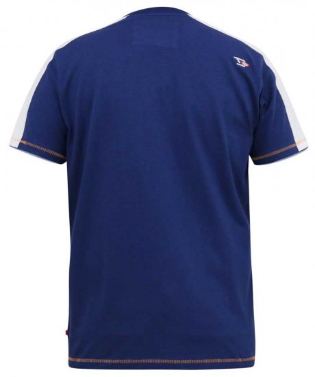 D555 CADMAN Florida Surf Club Printed Crew Neck T-Shirt - Μακό μπλουζάκια - Aνδρικά μπλουζεσ μεγάλα μεγέθη