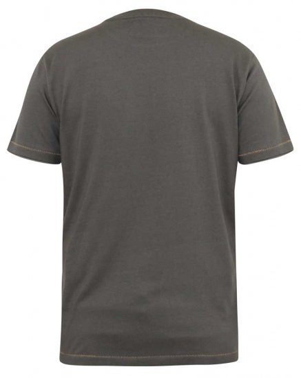 D555 DALLAS Official Gas Monkey Printed Crew Neck T-Shirt Khaki - Μακό μπλουζάκια - Aνδρικά μπλουζεσ μεγάλα μεγέθη