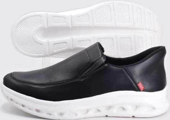 D555 Carlisle 2 Kingsize Hands Free Shoes Black - Ανδρικά Παπούτσια 40-52 - 