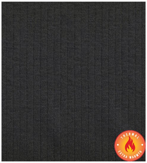 D555 Motherwell Thermal Short Sleeve T-Shirt Black - Εσώρουχα/Μαγιό - Aνδρικά Εσώρουχα μεγάλα μεγέθη