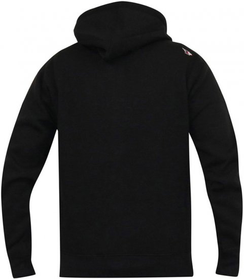 D555 LINGARD Full Zip Hoody With Original Chest Print Black - φούτερ/Φούτερ με κουκούλα - φούτερ/Φούτερ με κουκούλα ανδρικά μεγάλα μεγέθη 