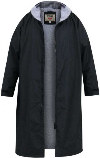 D555 Webber Αδιάβροχο μπουφάν με επένδυση sherpa μαύρο - Μπουφάν - Aνδρικά μπουφαν μεγάλα μεγέθη