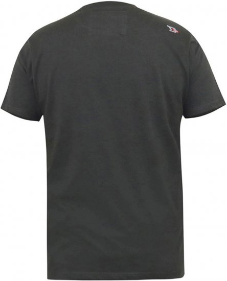 D555 JAIDEN Legends Guitar Printed Crew Neck T-Shirt Khaki - Μακό μπλουζάκια - Aνδρικά μπλουζεσ μεγάλα μεγέθη