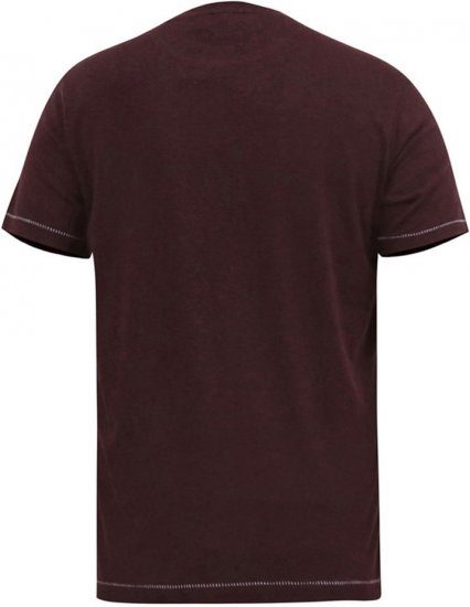 D555 DIVISION Official Pink Floyd Printed T-Shirt Burgundy - Μακό μπλουζάκια - Aνδρικά μπλουζεσ μεγάλα μεγέθη
