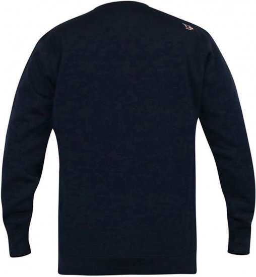 D555 KEYWORTH Authentic Printed Crew Neck Sweatshirt Navy - φούτερ/Φούτερ με κουκούλα - φούτερ/Φούτερ με κουκούλα ανδρικά μεγάλα μεγέθη 