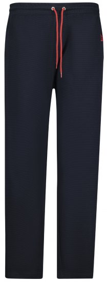 Adamo Matteo Ottoman Sweatpants Navy - Αθλητικές φόρμες/σορτσάκια - Αθλητικές Φόρμες ανδρικεσ μεγάλα μεγέθη
