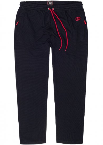 Adamo Matteo Ottoman Sweatpants Navy - Αθλητικές φόρμες/σορτσάκια - Αθλητικές Φόρμες ανδρικεσ μεγάλα μεγέθη
