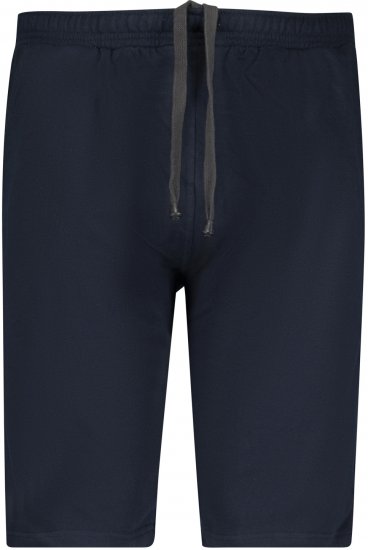 Adamo Athen Sweatshorts Navy - Αθλητικές φόρμες/σορτσάκια - Αθλητικές Φόρμες ανδρικεσ μεγάλα μεγέθη