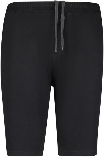 Adamo Athen Sweatshorts Black - Αθλητικές φόρμες/σορτσάκια - Αθλητικές Φόρμες ανδρικεσ μεγάλα μεγέθη