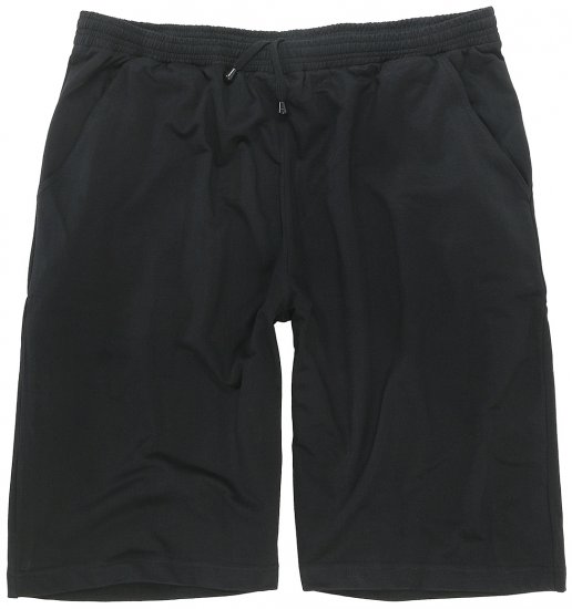 Adamo Athen Sweatshorts Black - Αθλητικές φόρμες/σορτσάκια - Αθλητικές Φόρμες ανδρικεσ μεγάλα μεγέθη