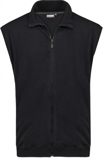 Adamo Athen Sweatvest Full Zipper Black - φούτερ/Φούτερ με κουκούλα - φούτερ/Φούτερ με κουκούλα ανδρικά μεγάλα μεγέθη 