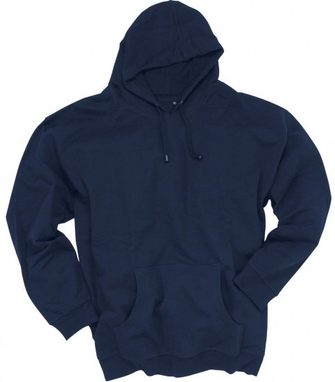 Adamo Athen Hoodie without Zipper Navy - φούτερ/Φούτερ με κουκούλα - φούτερ/Φούτερ με κουκούλα ανδρικά μεγάλα μεγέθη 